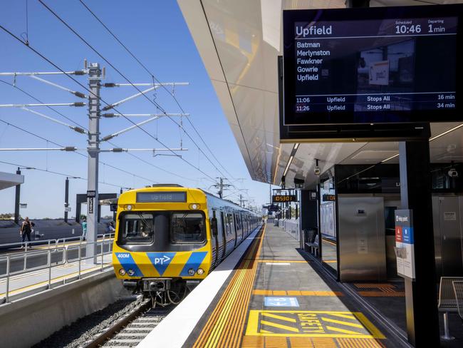 Less than half of Melburnians live close to public transport that runs frequently. Picture: Ian Currie