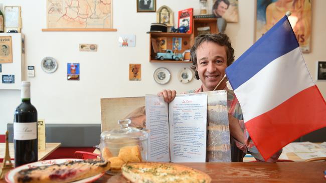 Le Cafe Flo owner Florian Dijuet brings French cafe culture to Thornbury. Picture: Josie Hayden