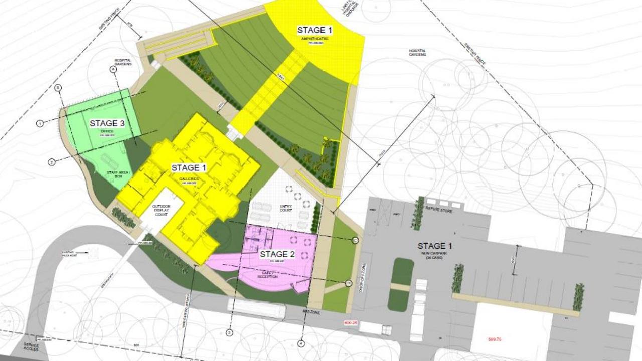 PROPOSED: The old superintendent’s building on the Baillie Henderson Hospital site along Hogg Street will be transformed into a beautiful museum, cafe and function/performance space by the Toowoomba Hospital Foundation.
