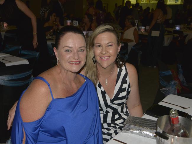 (From left) Aly Torrisi and Nadine Gagliardi at the Apple and Grape Gala Ball on Friday, March 1, 2024. Photo: Jessica Klein