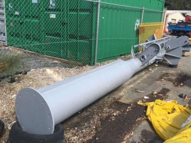 The mast has been gathering dust at a council depot for years.