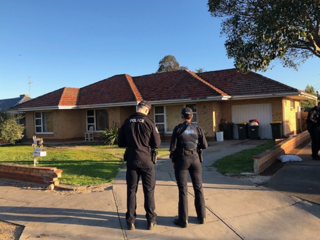 Police responded to the incident at Mooringe Avenue in North Plympton. Picture: SA Police