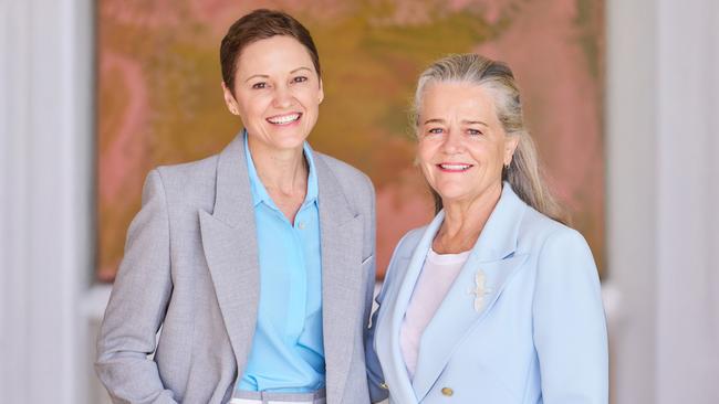 Nicola Forrest with the inaugural Coaxial chief executive Philippa Watson: Picture: Coaxial Imagery