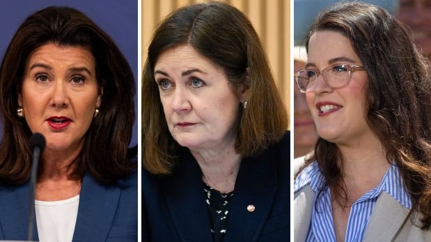 Jane Hume, Sarah Henderson and Claire Chandler.
