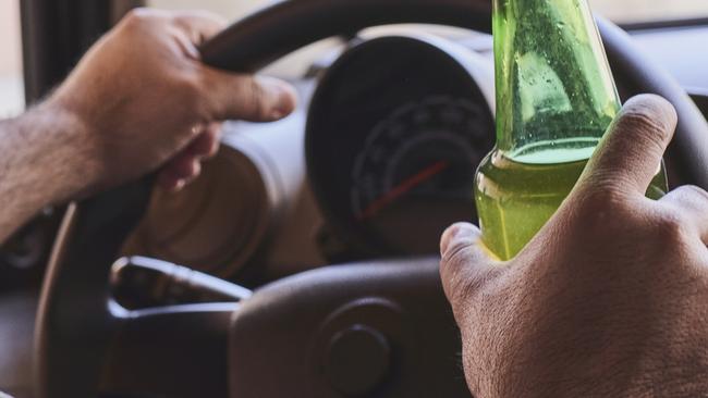 A man driving under the influence. Picture: iStock