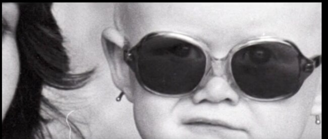 A photograph of Gareth Ward as a child