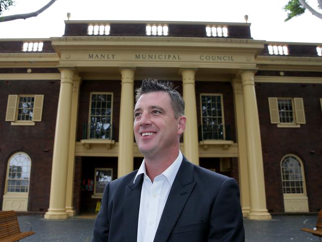 Independent Michael Regan at Manly. Picture: Adam Ward.