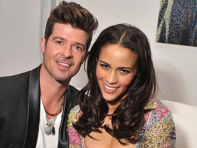 Meghan Markle wrote invites for Singer Robin Thicke and actress Paula Patton’s wedding. Picture: Getty