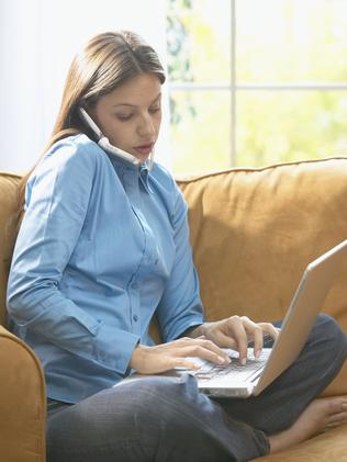 Phone versus computer ... phone wins. Picture: Thinkstock.