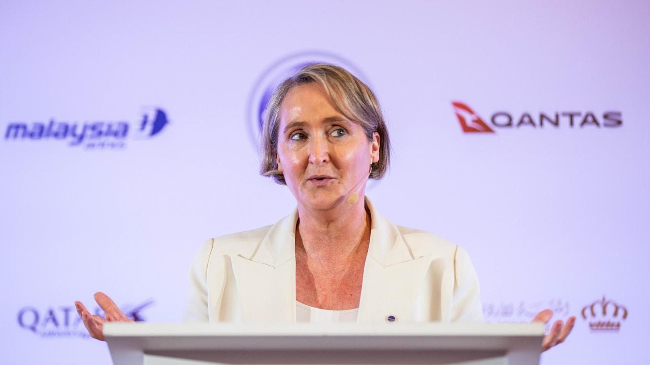 New Qantas CEO Vanessa Hudson will also have her pay docked for being part of the management team during last year’s reputational hits. Picture: IATA