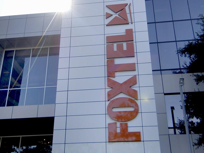 Foxtel signage.