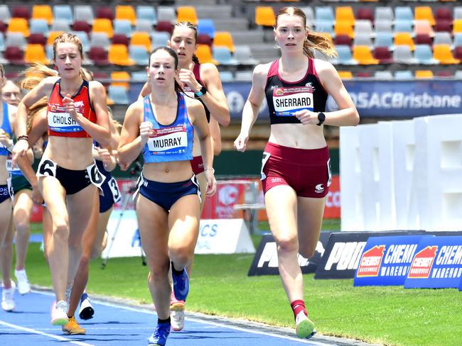 Amelia SherrardAustralian All Schools track and field championships in Brisbane. Saturday December 7, 2024. Picture John Gass