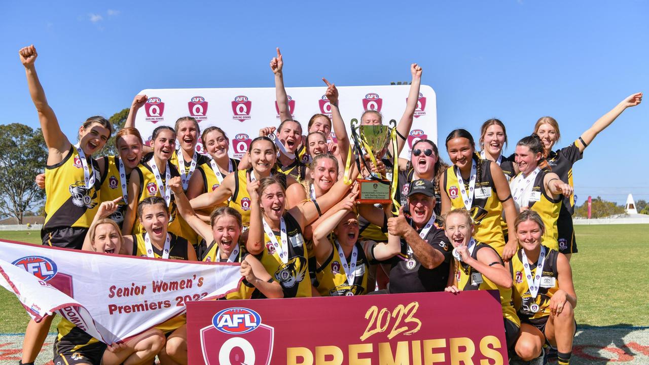 Toowoomba Tigers won the Women's AFL Darling Down grand final. Picture: Supplied