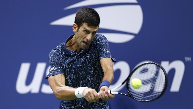 Serbia’s Novak Djokovic in action during last year’s US Open in New York