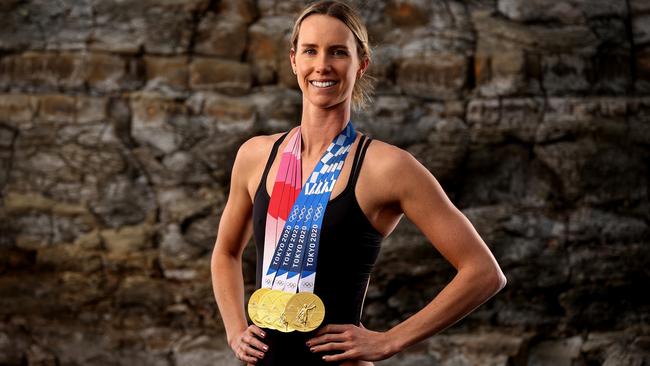 Australian swimmer Emma McKeon won a total of seven medals at the Tokyo 2020 Olympic Games, including 4 gold. Picture: Getty Images