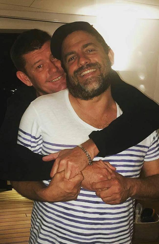 James Packer and Brett Ratner. Owners of motion picture producing company Ratpac Entertainment. Source: Instagram