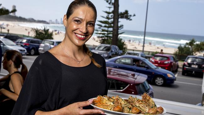 General manager Hawada Zakout with a serving of Balmain bugs. Picture: Jerad Williams