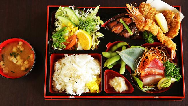 Square meal: the shokado bento. Picture: Braden Fastier