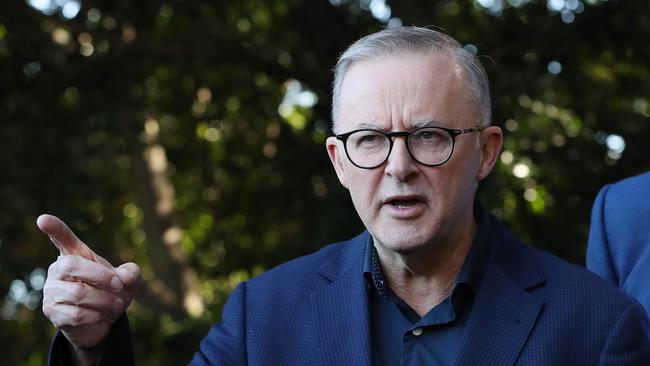 Mr Albanese is closing the gap as preferred Prime Minister. Picture: Liam Kidston