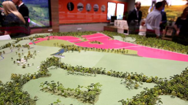 A 3D model of the new development was on display at Macarthur Square recently.