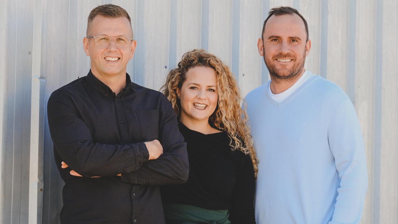 Send co founders Paul Billing, Alexandra Rofe and Ian Cragg.