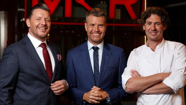 My Kitchen Rules: The Rivals is helmed by Manu Feildel, Pete Evans and Colin Fassnidge