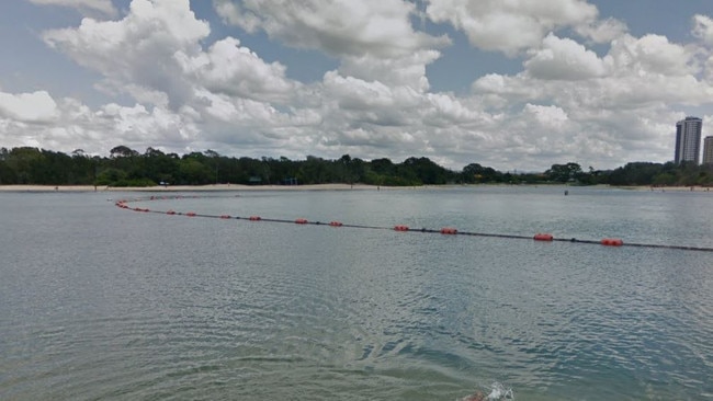 The council recommends avoiding swimming in the Currumbin Creek downstream from the spill site until test results are received on Friday. Picture: Supplied.