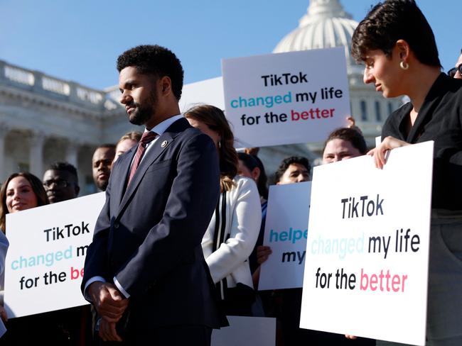 TikTok supporters have been lobbying hard in Washington DC against the ban. Picture: AFP