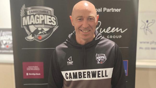 Ben Ryan has resigned as Camberwell Magpies coach. Picture: Camberwell Magpies