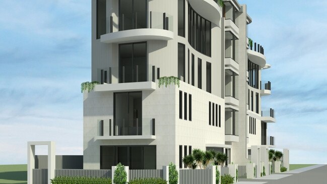 The proposed five-storey development.