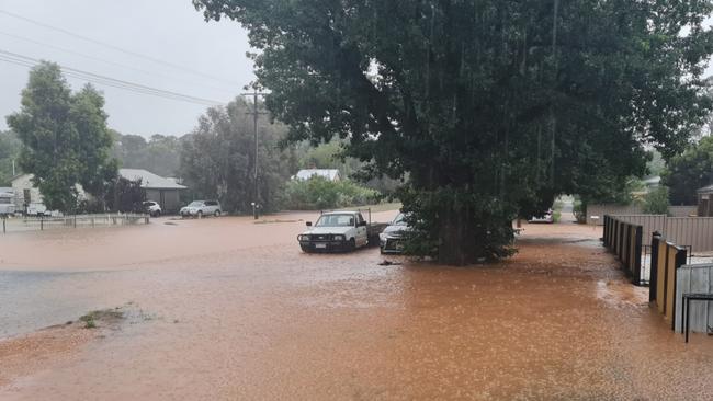 Wedderburn is under water on Christmas Day. Picture: Facebook