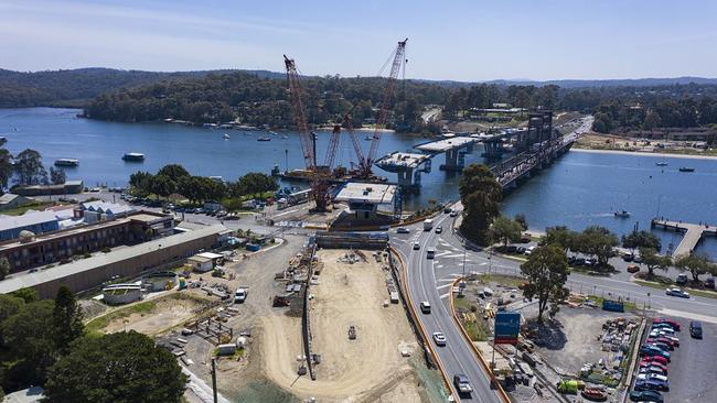 A sculpture fashioned from the old bridge will be displayed on the foreshore. Picture: Transport NSW