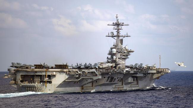 The USS Theodore Roosevelt. Picture: US Navy/AP