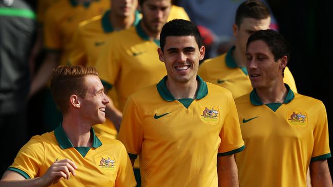 Oliver Bozanic, Tom Rogic and Mark Milligan.