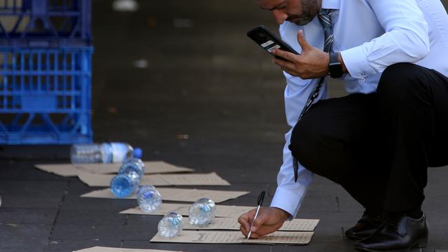 Police are looking for the water bottle the killer drank from. Picture: John Grainger