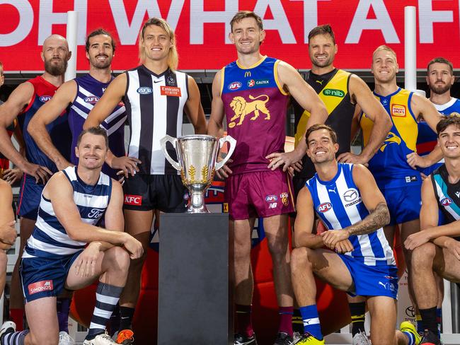 AFL Captains day at Marvel Stadium. Picture: Jason Edwards