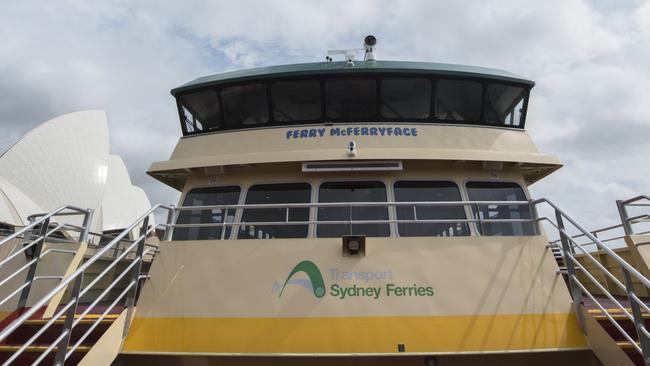 All aboard ... Ferry McFerryface. Picture: Getty Images