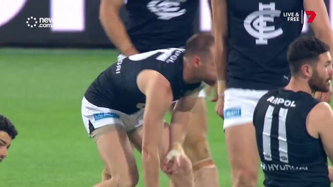 Carlton coach Michael Voss lauds Sam Docherty's remarkable return