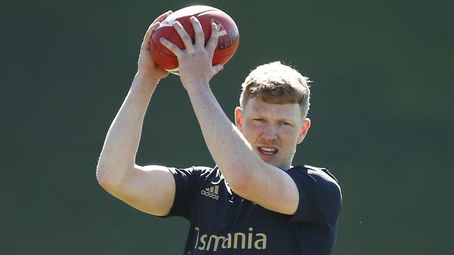 Hawthorn’s James Sicily is expected to be out most of the year as he recovers from a knee injury. Picture: Daniel Pockett/Getty Images