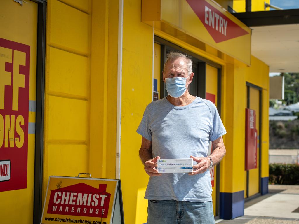 Plentiful stock at pharmacies handing out RATs to concession card