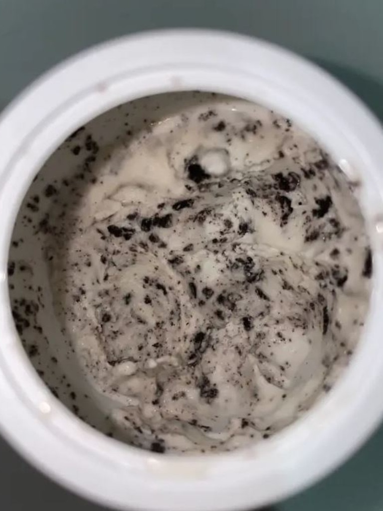 What a McFlurry looks like after it's been 'flurried' by the machine. Picture: Twitter