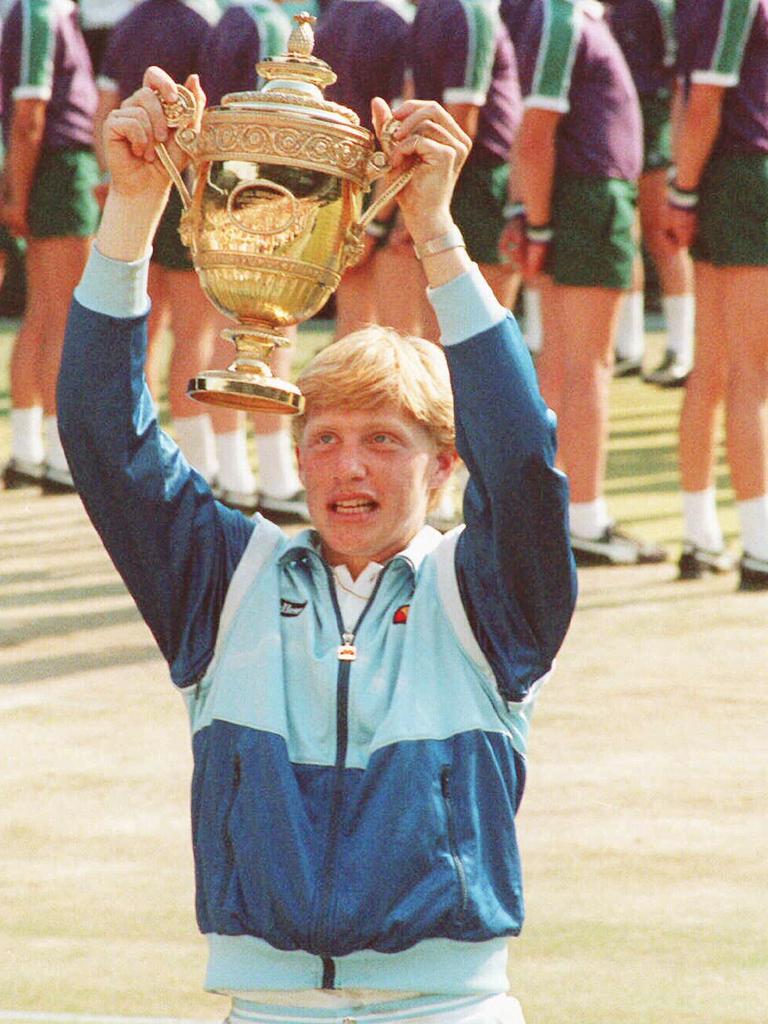 He was a baby-faced teenager when he first won Wimbledon. (AP Photo/file/Robert Dear)