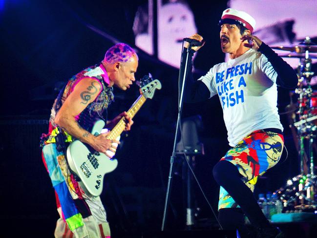 It’s been a long time between gigs in Australia for the Red Hot Chili Peppers. Picture: AFP PHOTO/SCANPIX DENMARK/Nils Meilvang