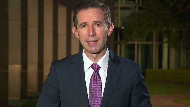 Simon Birmingham on Sunrise this morning