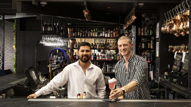 Dirty Sultan co-owners, Dilan Ildes and Tom DArcy. Picture: Mark Cranitch.