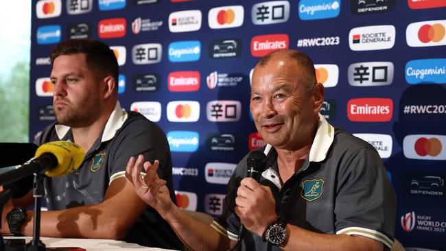 Some of Eddie Jones’ pre-tournament fire appears to have waned. (Photo by Chris Hyde/Getty Images)