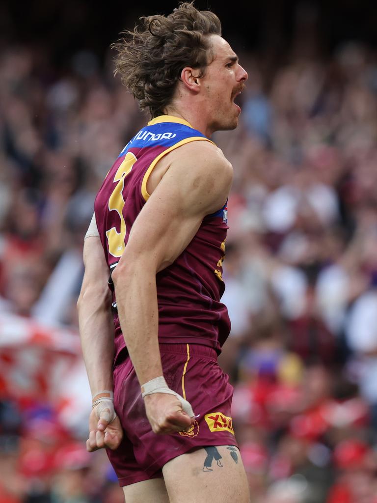 Joe Daniher left the Bombers and won a premiership with Brisbane. Picture: David Caird