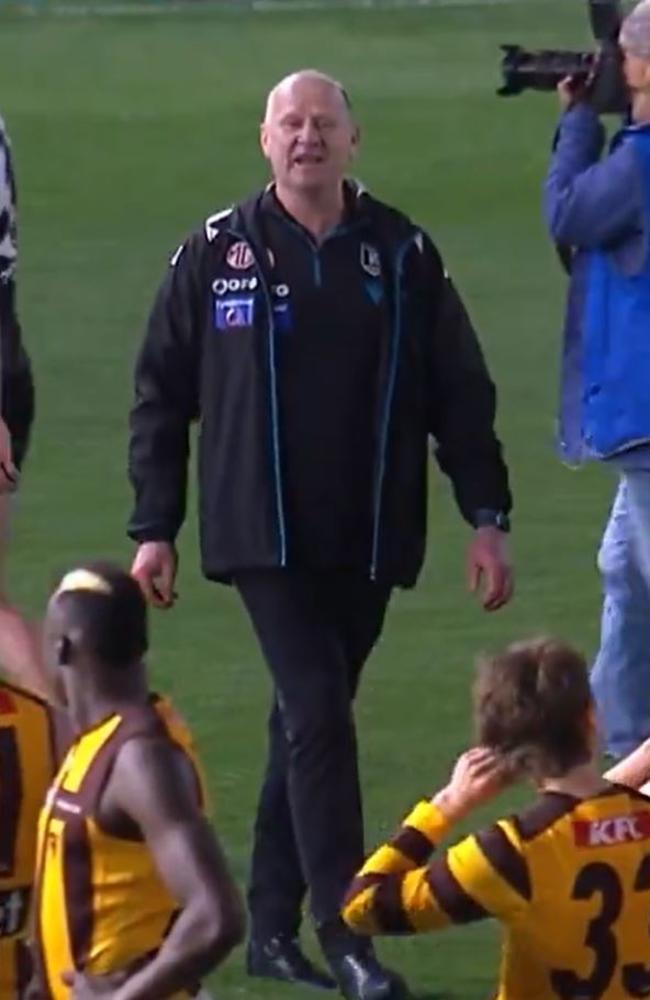 Ken Hinkley gives Jack Ginnivan a spray over this Insta reply 