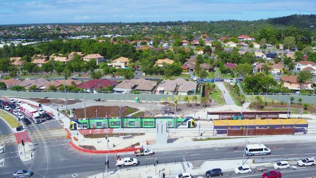 Gold Coast Light rail Stage 2 Drone footage