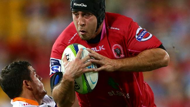 Ben Daley of the Reds during the Super Rugby match between the Queensland Reds and the Cheetahs. Pic Darren England.